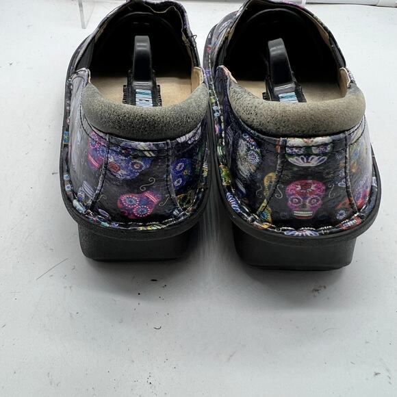 Alegria Shies Womens 38 US 8-8.5 DEBRA Sugar Skulls Professional Nursing Clog - Picture 11 of 11